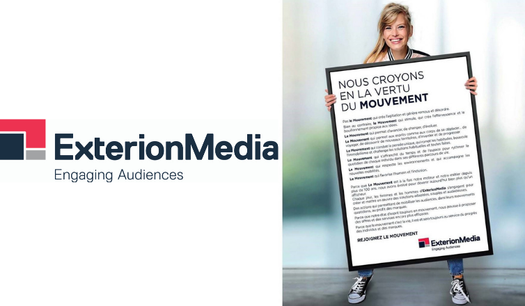 ExterionMedia France dévoile son nouveau manifesto