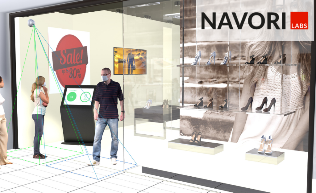 Nouveau logiciel de régulation de flux de passants par Navori Labs