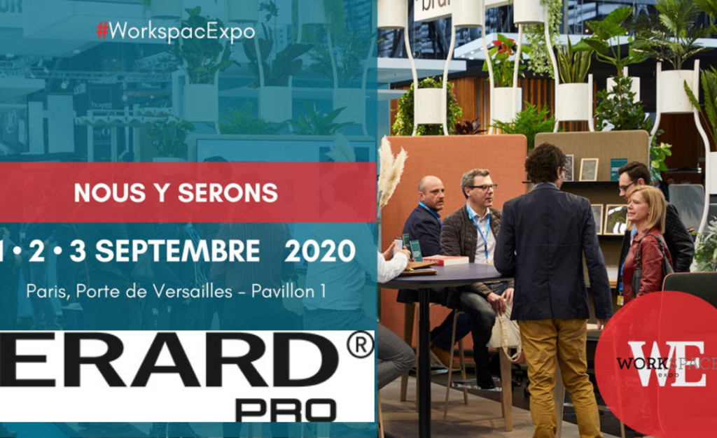Erard Pro sera présent au Workspace Expo 2020