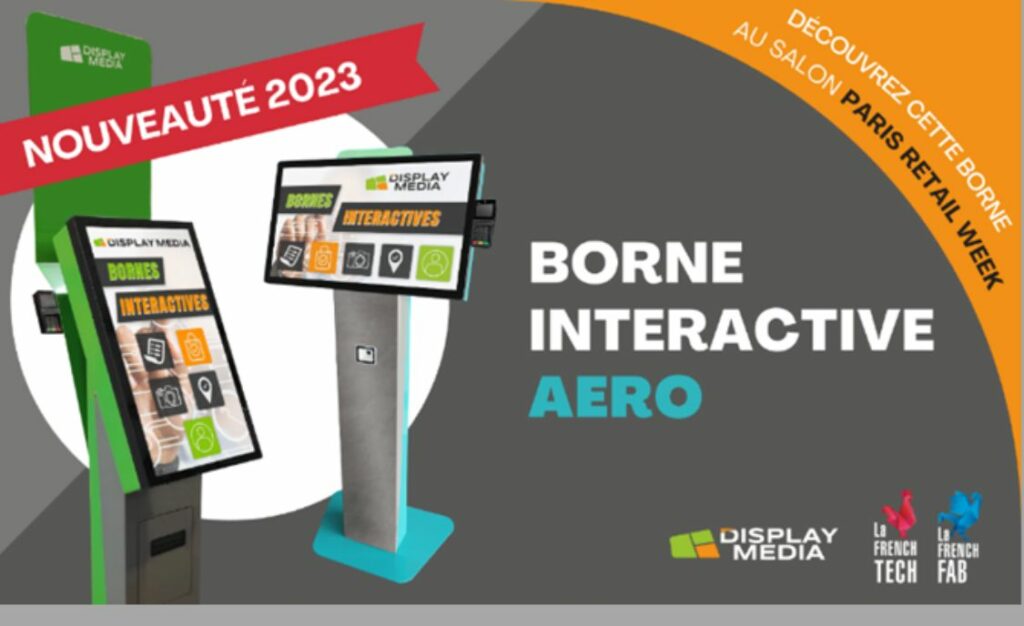 borne interactive AERO Display Media