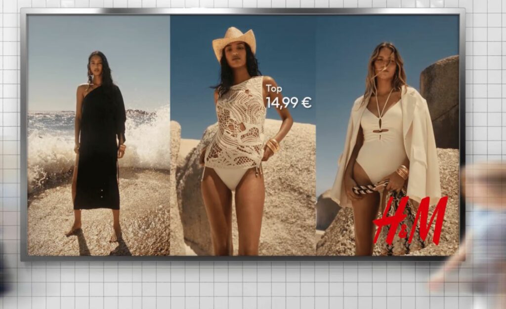 Campagne pDOOH H&M