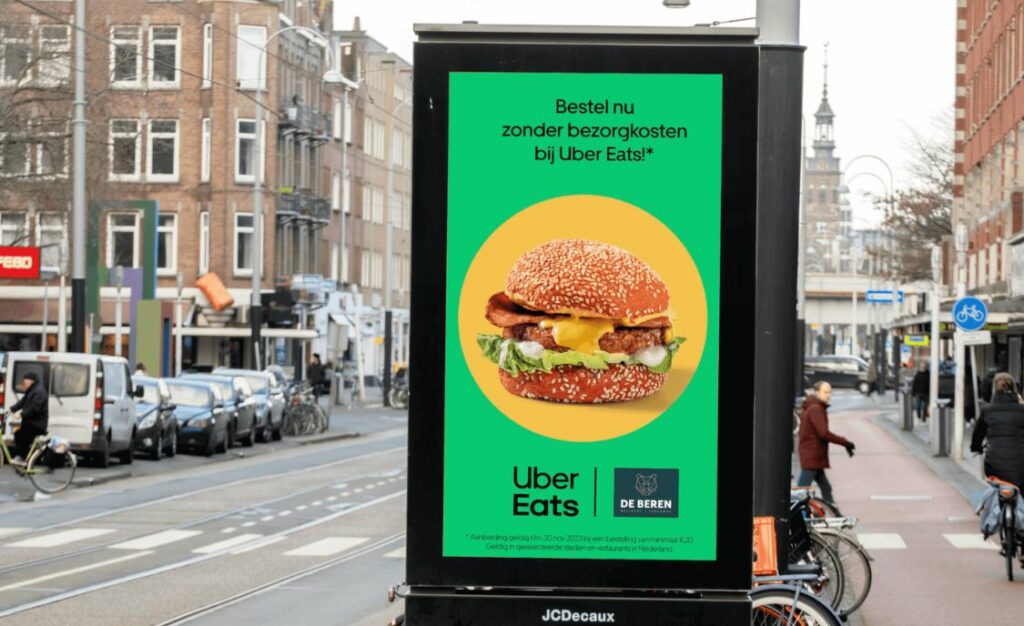 Broadsign Uber Eats